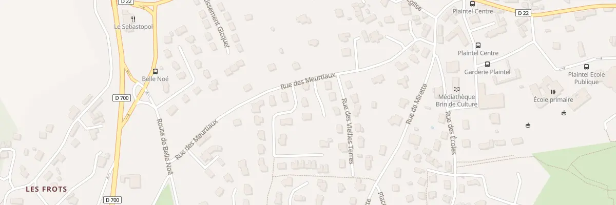 Plan du 3 Rue de l’Orge à Plaintel