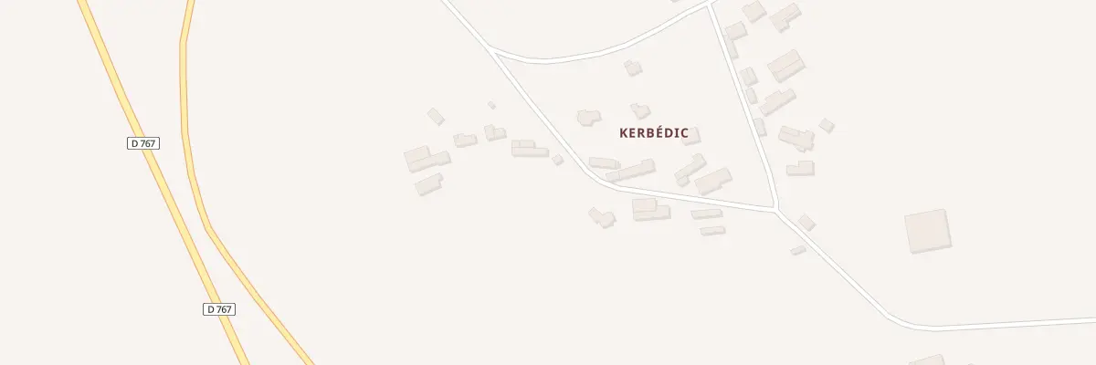 Plan du 5090 Kerbedic à Moustoir-Ac