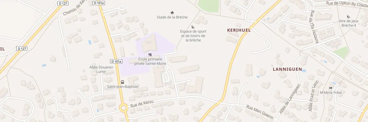 Plan du 6B All de Keryhuel à Arradon
