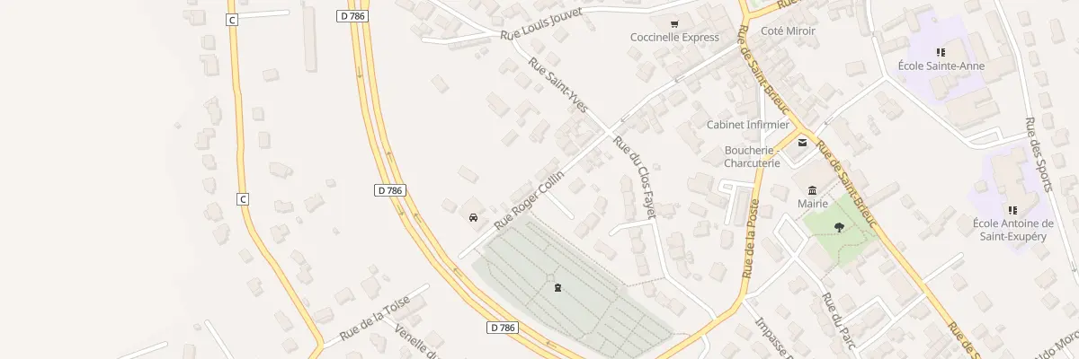 Plan du 36 Rue Roger Collin à Pordic