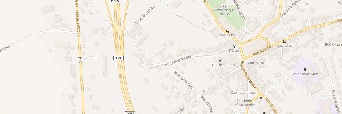 Plan du 24 Rue Louis Jouvet à Pordic
