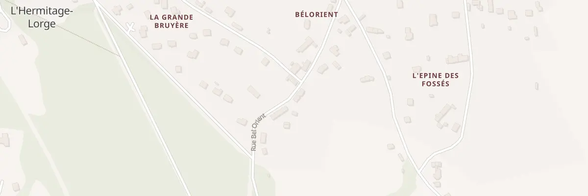 Plan du 5035 Bélorient à Plœuc-L’Hermitage