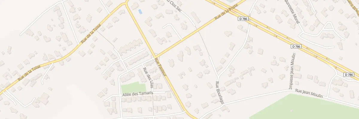 Plan du 13 Rue de la Poste à Pordic
