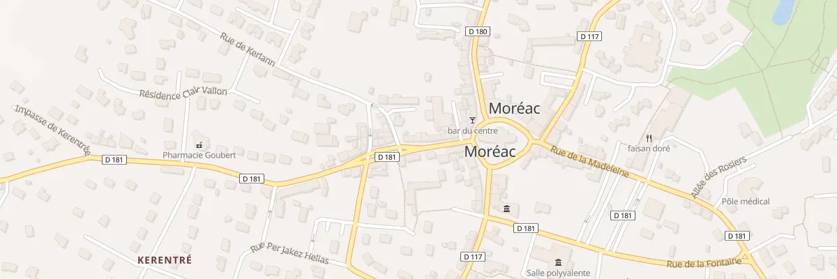 Plan du 12 Rue du Calvaire à Moréac