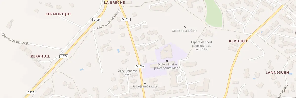Plan du 4 All St Jean Baptiste à Arradon