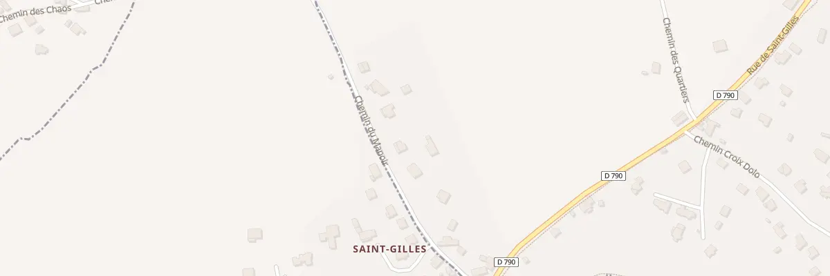Plan du 8 Che du Manoir à Saint-Julien