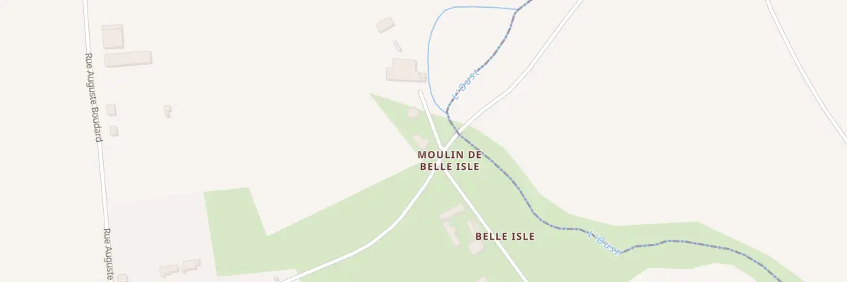 Plan du 3 Le Moulin de Belle Isle à Loudéac