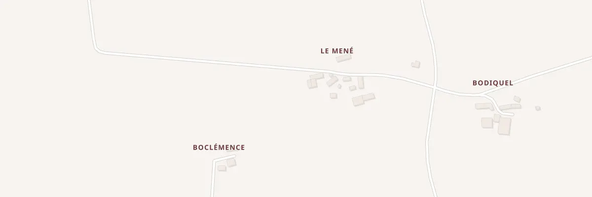 Plan du 4 Le Mené à Noyal-Pontivy