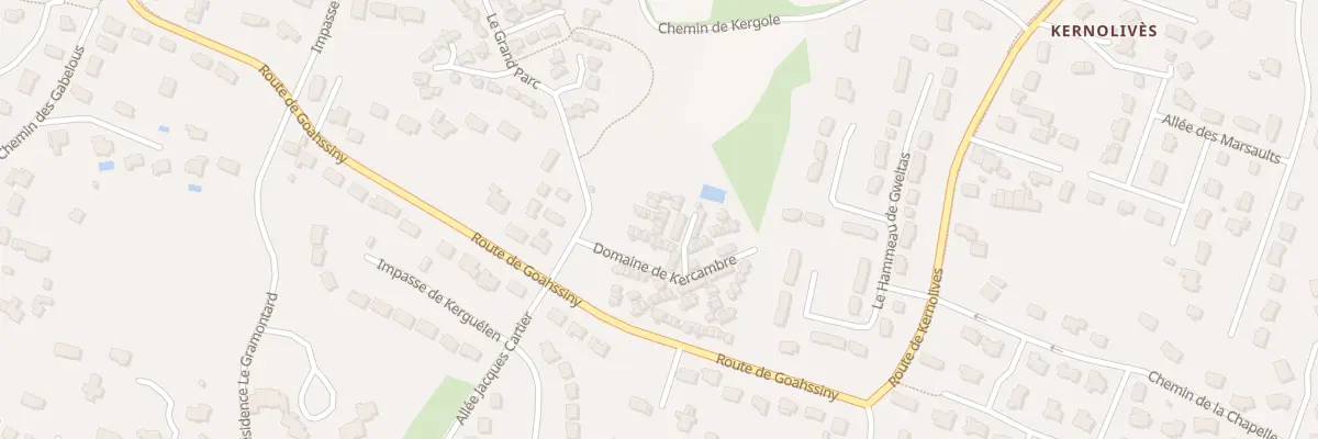 Plan du 6657 Domaine de Kercambre à Saint-Gildas-de-Rhuys