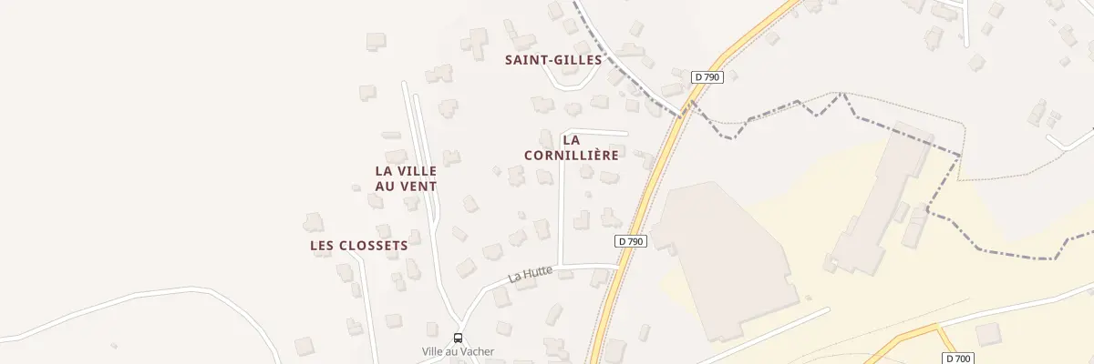 Plan du 1 La Cornillière à Plaintel