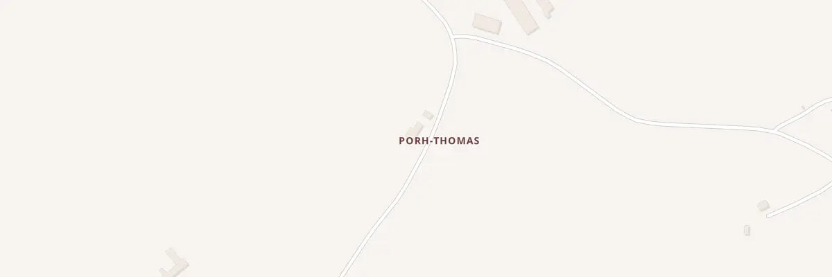 Plan du 1 Porh Thomas à Kerfourn