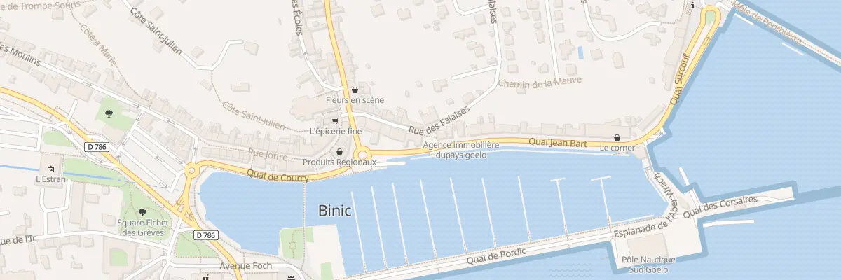 Plan du 10 Rue des Falaises à Binic-Étables-sur-Mer