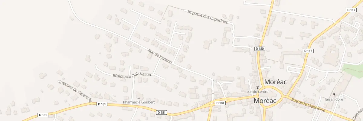 Plan du 1 Cité des Cyprès à Moréac