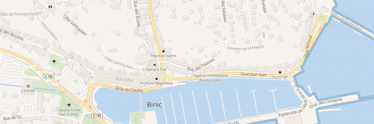 Plan du 23 Rue des Falaises à Binic-Étables-sur-Mer