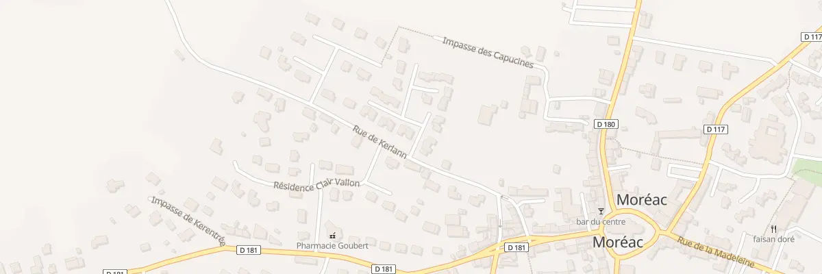 Plan du 2 Cité des Cyprès à Moréac