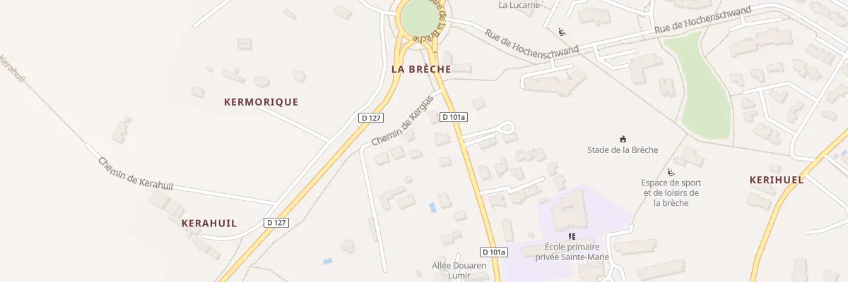 Plan du 3 Che de Kerglas à Arradon