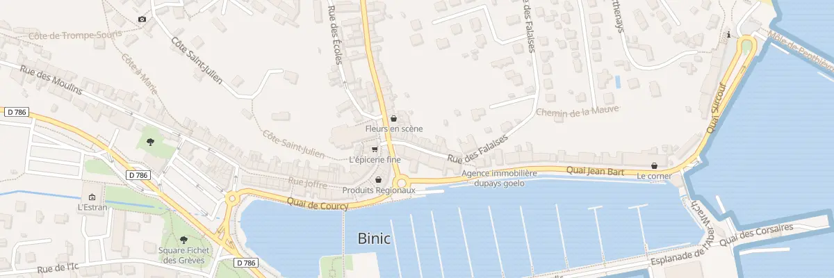 Plan du 11 Rue des Falaises à Binic-Étables-sur-Mer