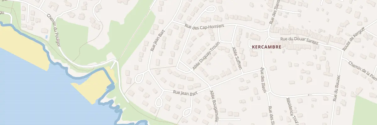 Plan du 12 All Duguay Trouin à Saint-Gildas-de-Rhuys