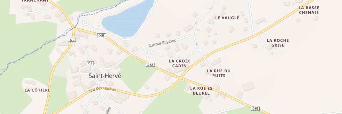 Plan du 1 Rue Lot des Bignons à Saint-Hervé