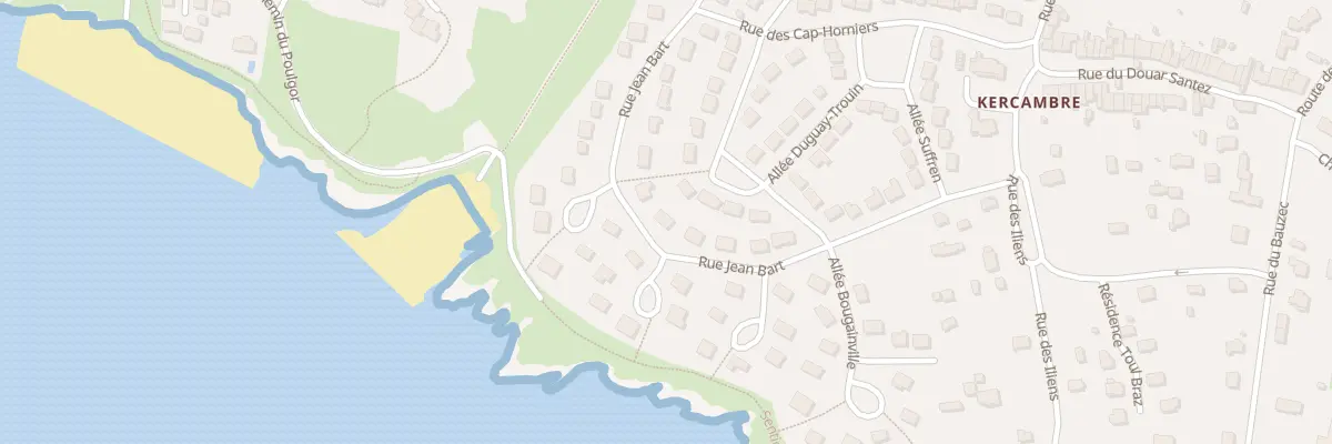 Plan du 52 Rue Jean Bart à Saint-Gildas-de-Rhuys