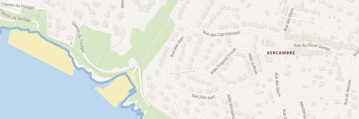 Plan du 55 Rue Jean Bart à Saint-Gildas-de-Rhuys