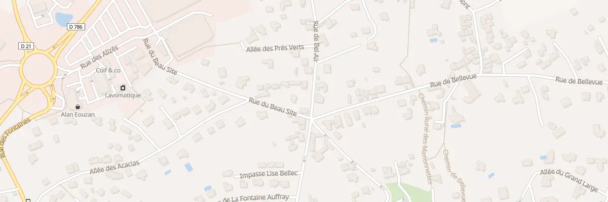 Plan du 21B Rue de Bel Air à Binic-Étables-sur-Mer