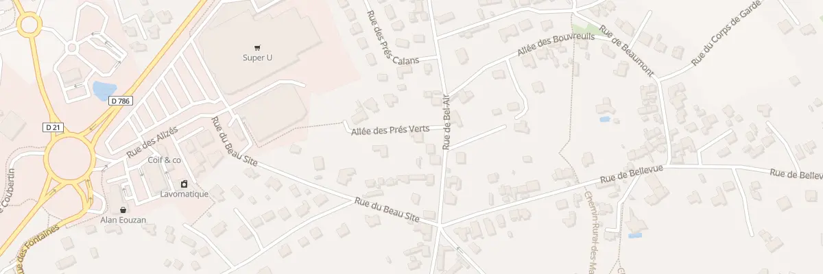 Plan du 29 Rue de Bel Air à Binic-Étables-sur-Mer