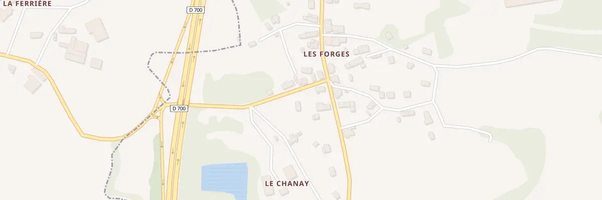 Plan du 38 Les Forges à Plœuc-L’Hermitage
