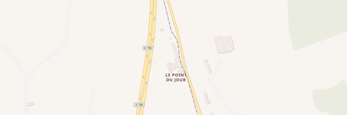 Plan du 5 Le Point du Jour à Allineuc