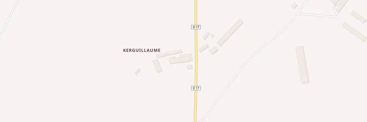 Plan du 1 Kerguillaume à Moréac