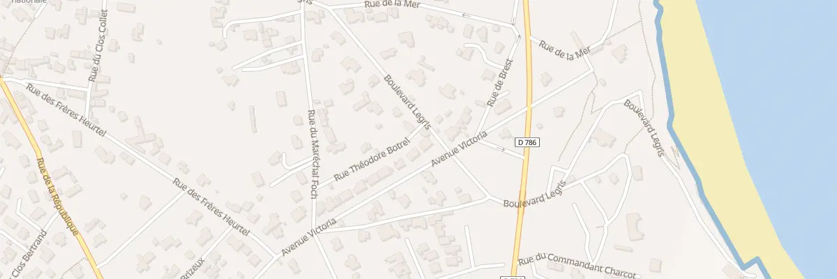 Plan du 42 Bd Legris à Binic-Étables-sur-Mer
