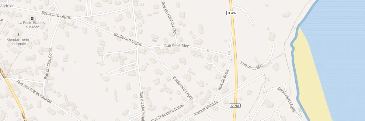 Plan du 8 Rue de la Mer Les Godelins à Binic-Étables-sur-Mer