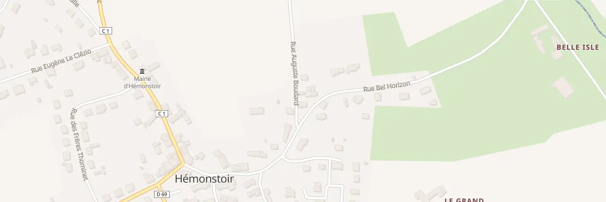 Plan du 2 Rue Auguste Boudard à Hémonstoir