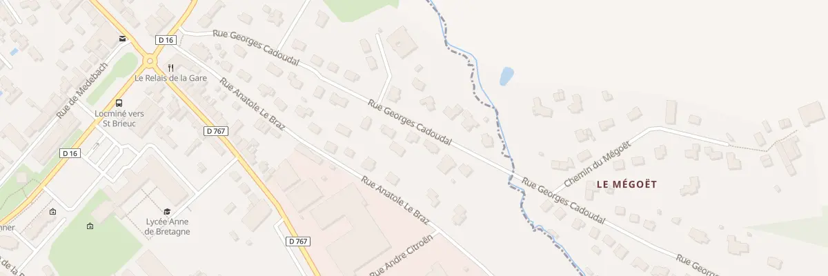 Plan du 20 Rue Georges Cadoudal à Locminé