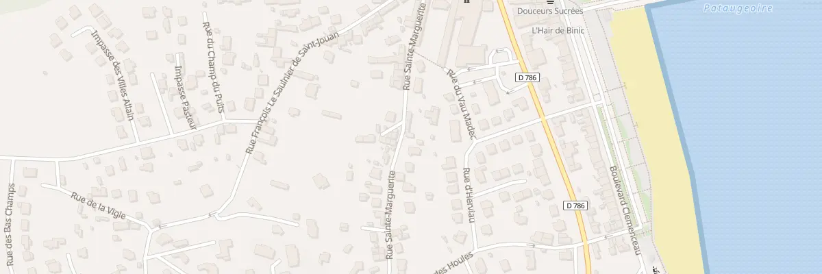 Plan du 9 Rue Ste Marguerite à Binic-Étables-sur-Mer