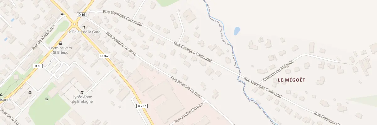 Plan du 18 Rue Georges Cadoudal à Locminé