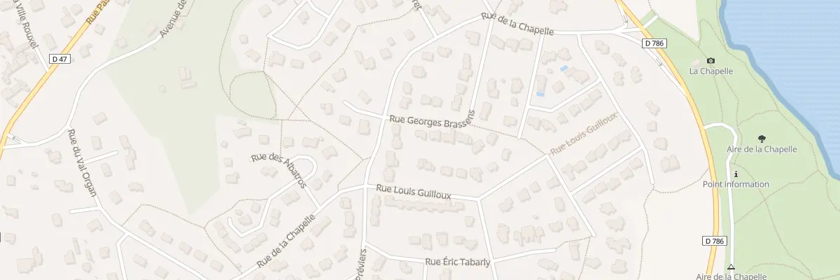 Plan du 2 Rue Georges Brassens à Binic-Étables-sur-Mer