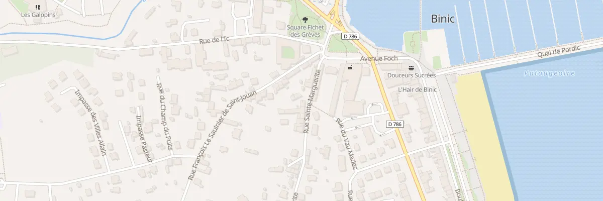 Plan du 4 Rue Ste Marguerite à Binic-Étables-sur-Mer