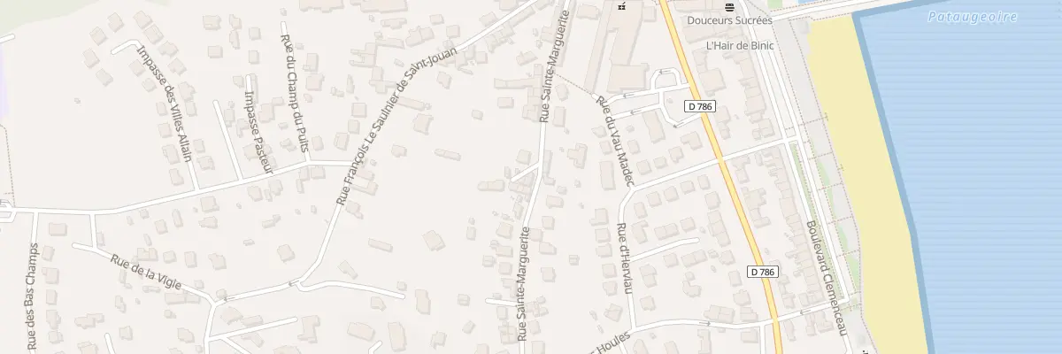 Plan du 14 Rue Ste Marguerite à Binic-Étables-sur-Mer
