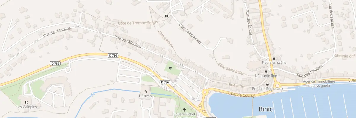 Plan du 14 Rue des Moulins à Binic-Étables-sur-Mer