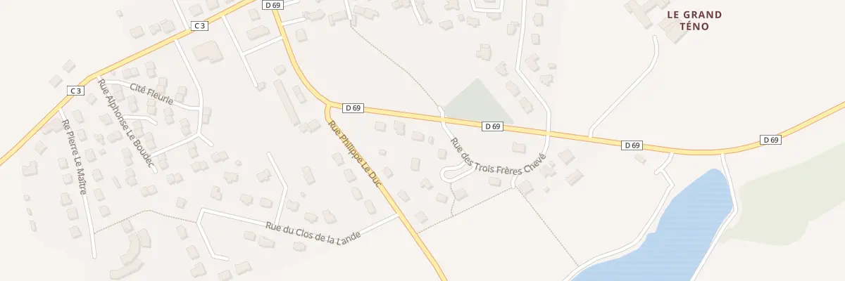 Plan du 8 Rue des Trois Freres Allano à Hémonstoir