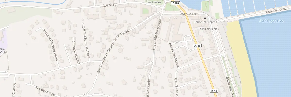 Plan du 12 Rue Ste Marguerite à Binic-Étables-sur-Mer