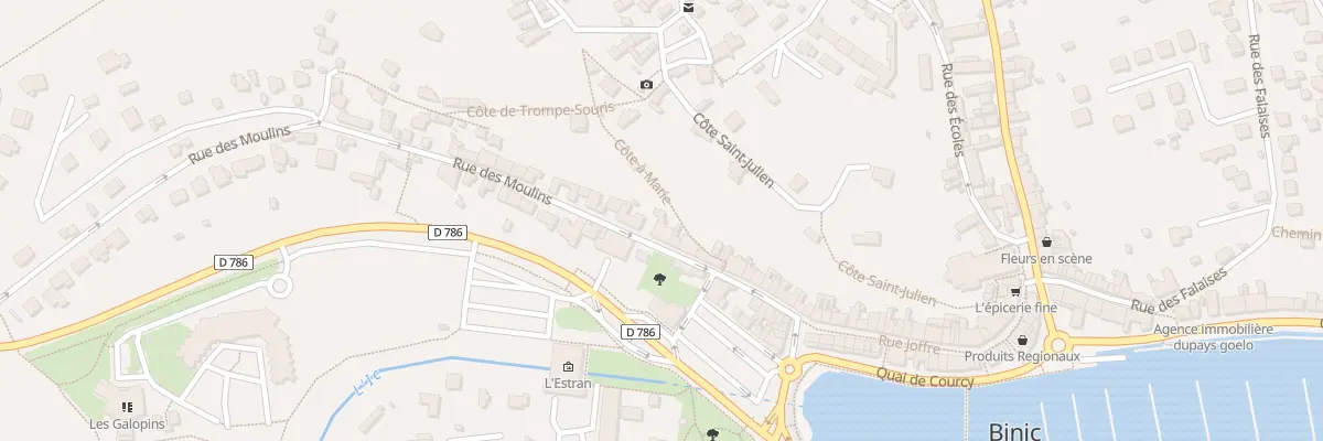 Plan du 18 Rue des Moulins à Binic-Étables-sur-Mer