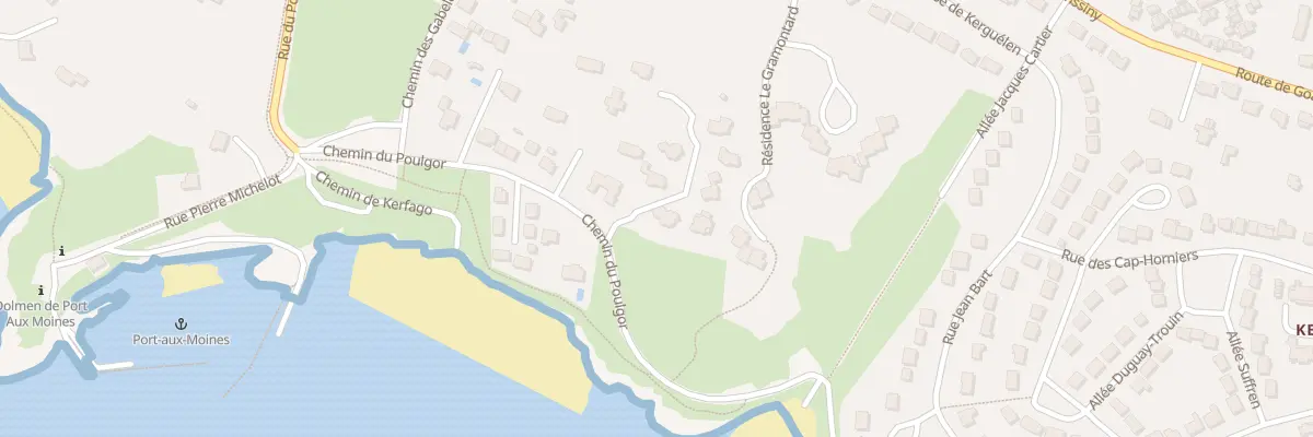 Plan du 25 Che du Poulgor à Saint-Gildas-de-Rhuys