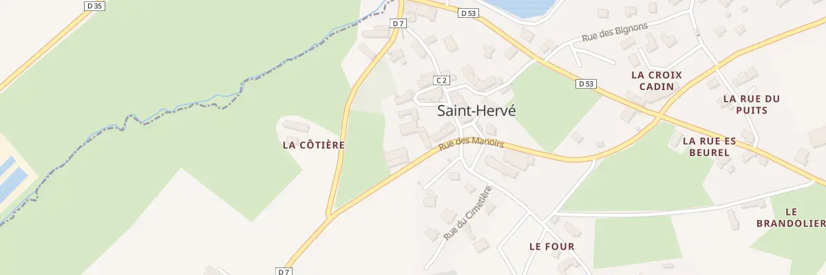 Plan du 18 Rue des Manoirs à Saint-Hervé