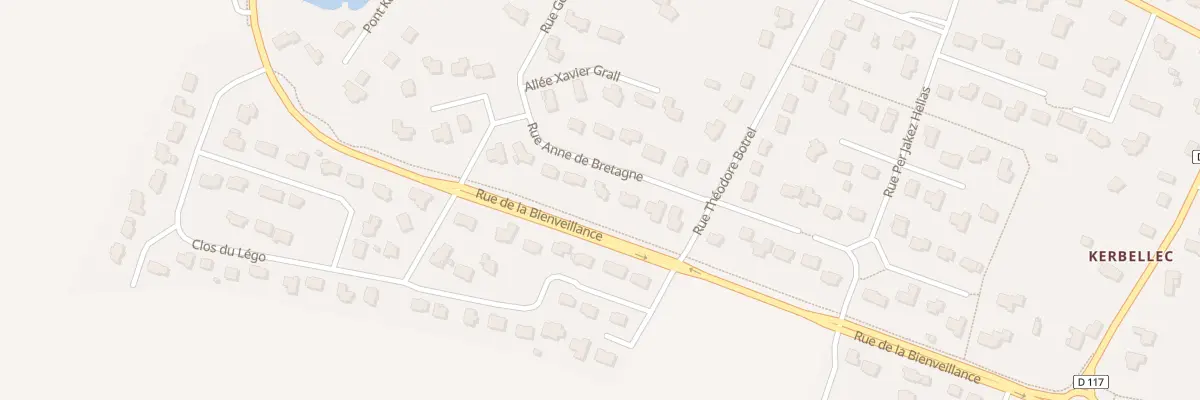 Plan du 27 Rue Anne de Bretagne à Moréac