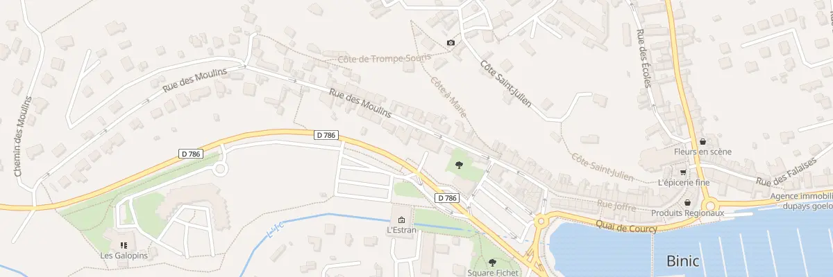 Plan du 9 Rue des Moulins à Binic-Étables-sur-Mer