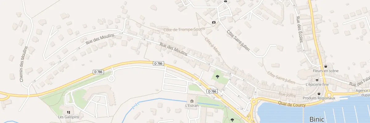 Plan du 9T Rue des Moulins à Binic-Étables-sur-Mer