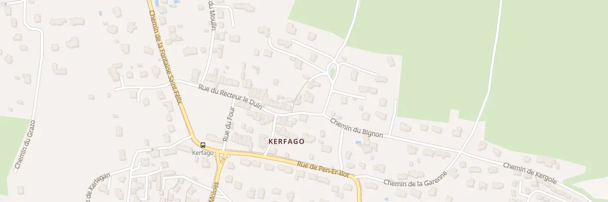 Plan du 33 Rue du recteur Le Duin à Saint-Gildas-de-Rhuys
