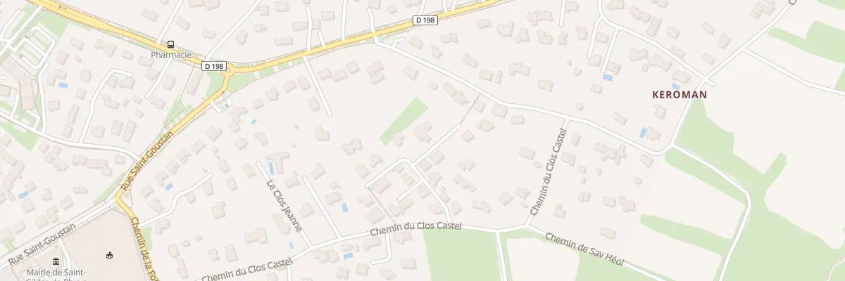 Plan du 21B Che du Clos Castel à Saint-Gildas-de-Rhuys